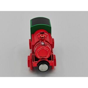 Brio Christmas Steam Engine Wooden Railway Holiday Train Red Green 2021 33987